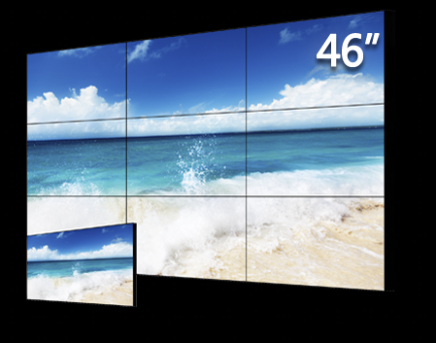 46寸3.5mm拼缝LED标亮液晶拼接单元