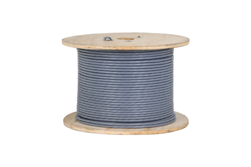 易币付(中国)-室内非屏蔽超六类网线（UTP CAT6A PVC）-0.57mm-灰色-305m-DH-PFM920I-6AU-Y